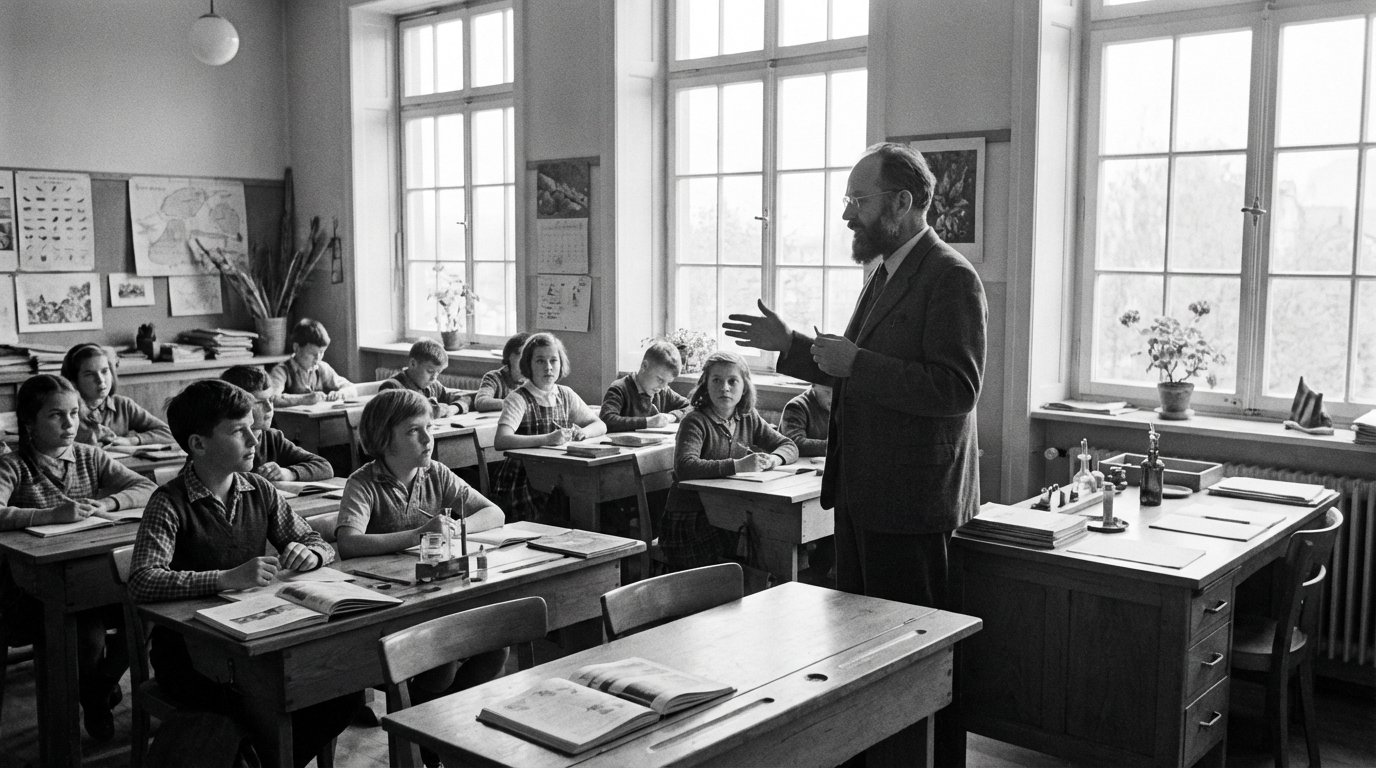 Hermann Rohrer und seine Schüler